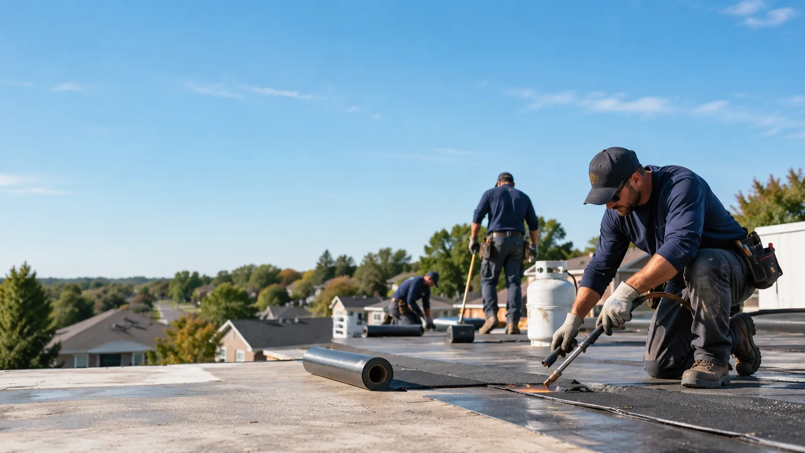 Flat Roof Leak Repair providers in Almo, KY